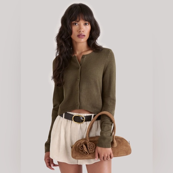 Brand New! Anthropologie Dolce Vita Boracay Shoulder Bag Brown Suede - $228 - Picture 5 of 13